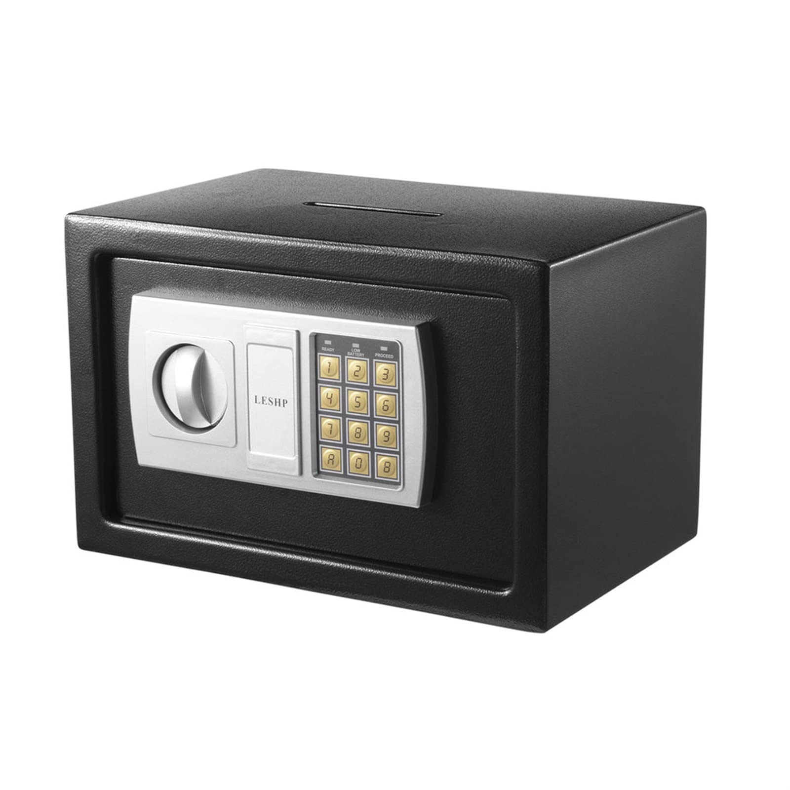 YOFAB Safe Deposit Box Hot Safe Deposit Box Digital Electronic Security Box For Cash Document Jewelry Includes Keys for Home Office Use Heavy-duty