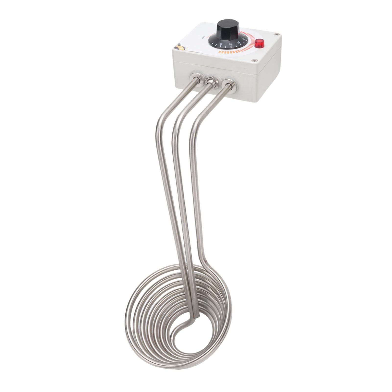 Qcwwy Herramientas de Apicultura Calentador de Fusión de Miel con Termostato Ajustable de 40 a 80 °C para Equipos de Apicultura Procesamiento de Extracción de Miel Filtrado Solidificada 550 W Acero
