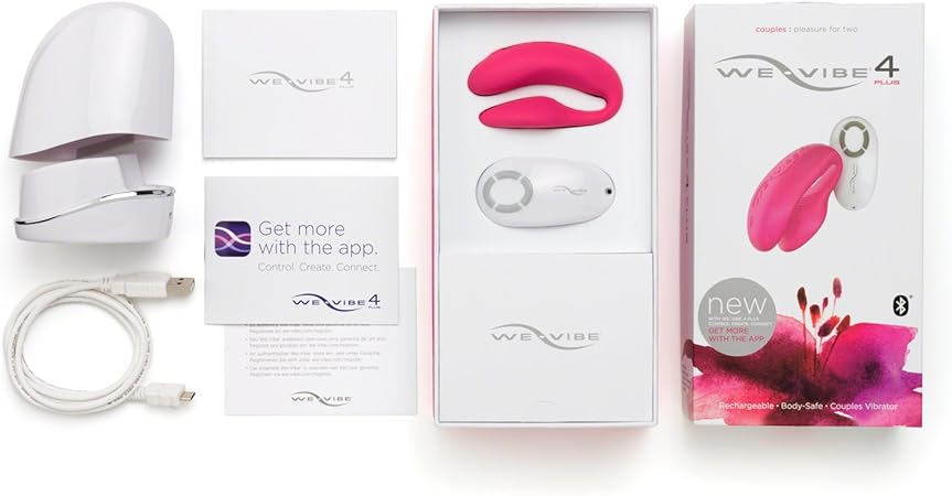 We Vibe 4 Plus Vibrador, 74.8 mm x 31.4 mm, Color Rosa - 60 ...