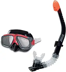 Kit Mergulho Com Máscara E Snorkel Surf Intex Profissional