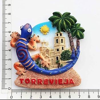 Amazon.com: Torrevieja Spain 3D Souvenir Fridge Magnet Gift
