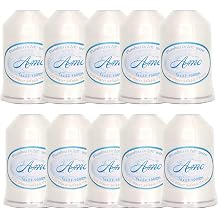 10rolls/Set Long Raw White Water Soluble Sewing Thread 1000 Meters/roll 20C Wash Away Vanish Extra Quilting Basting Thread 40S/2