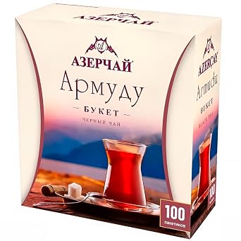 Armudu Black Tea Bouquet by Azercay 100 sachets
