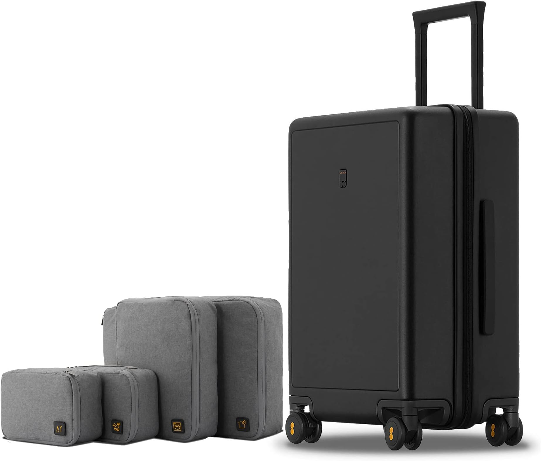 - Elegance Carry-on Suitcase, 20 Inch Carry on Luggage, Hardside Large Suitcases with Wheels, Tavel Bag with Tsa Lock, Black