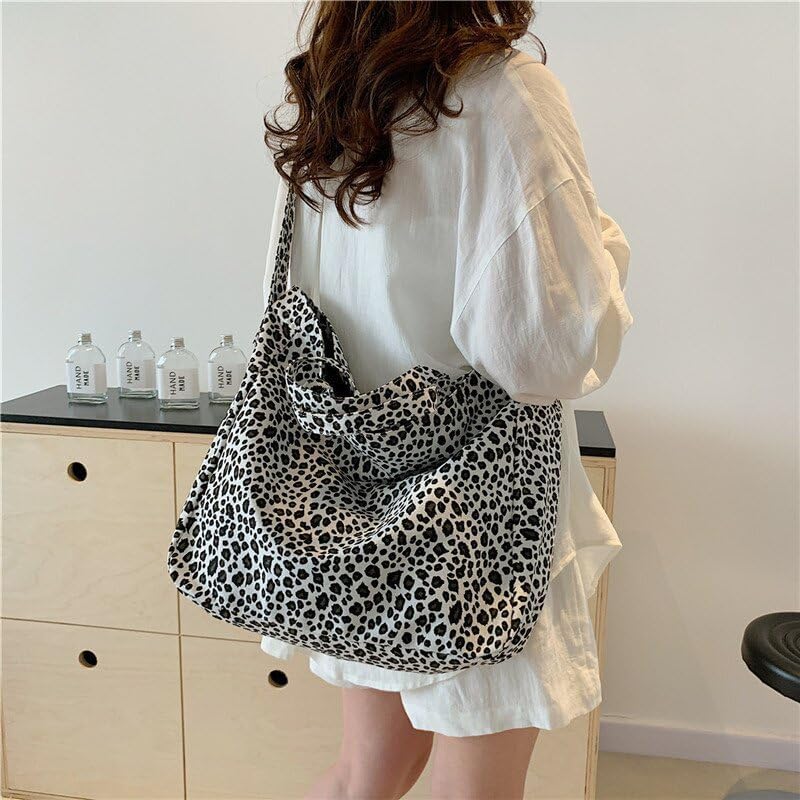 Single-shoulder Sag For Women Large-capacity Bag Leopard Print Tote Bags For Women Large Leopard Print Bag - Image 3