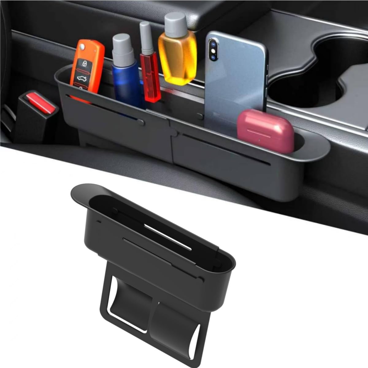 Car Seat Gap Filler Organizer for FIAT 500/500C/500E/Abarth 500 2007-2022