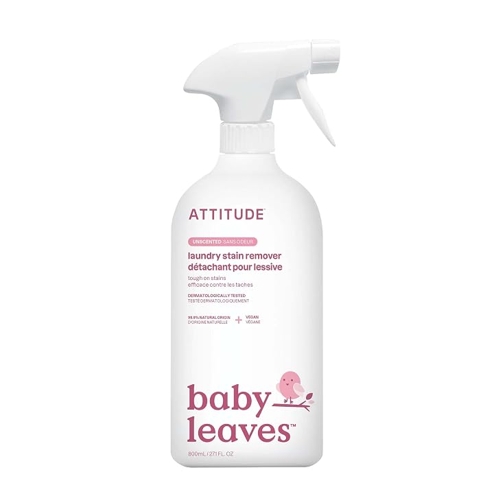 ATTITUDE Baby Laundry Stain Remover Spray