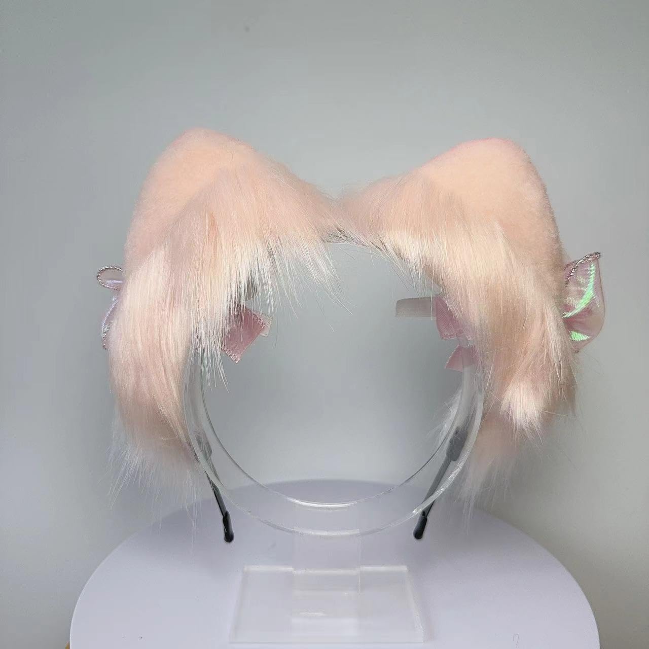 Ekwikzz Cat Cosplay Ears Cat Ears Headbands Clips Accessories Punk Gothic Cross NEW01-ALL