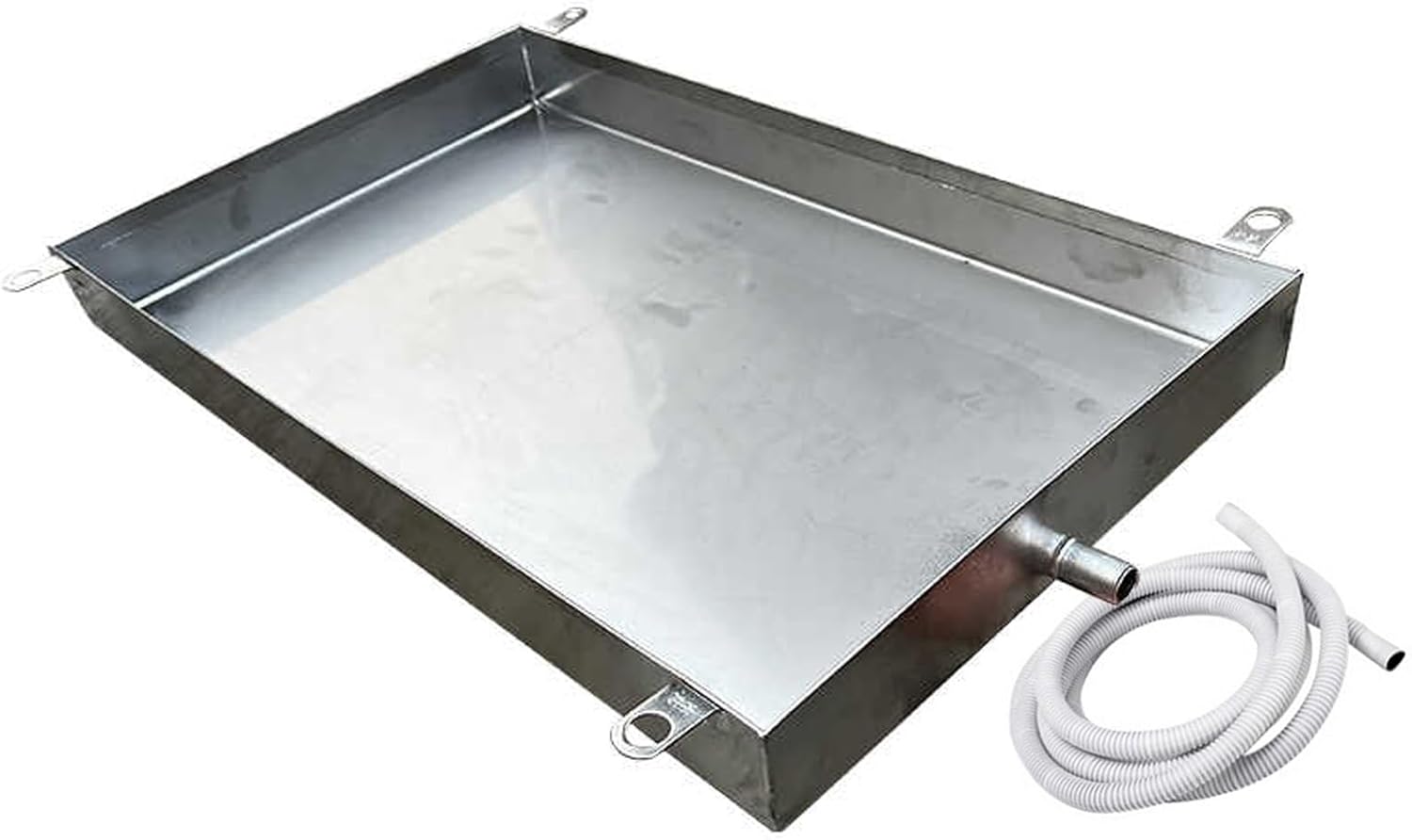 304 Stainless Steel AC Drip Pan - Durable Water & Oil Catcher for Outdoor Units, 36x28in Portable Air Conditioner Accessory, Prevents Water Damage in Your Home