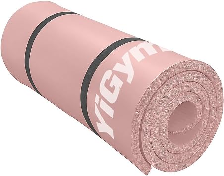 Yoga Mat Thick 20mm 195 61cm NBR Exercise Mat for Yoga Pilates Gym