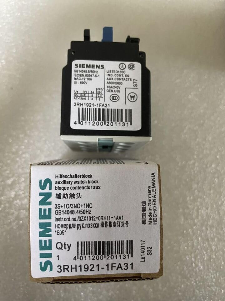 Fits Siemens 3RH1921-1FA31 Auxiliary Switch