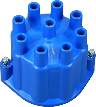 AIP Electronics Blue V8 Female Socket Ignition Distributor Cap and Rotor Set Compatible with All V8 Ready to Run Pro Series Ignition Distributors OEM Fit CAP1018-BL