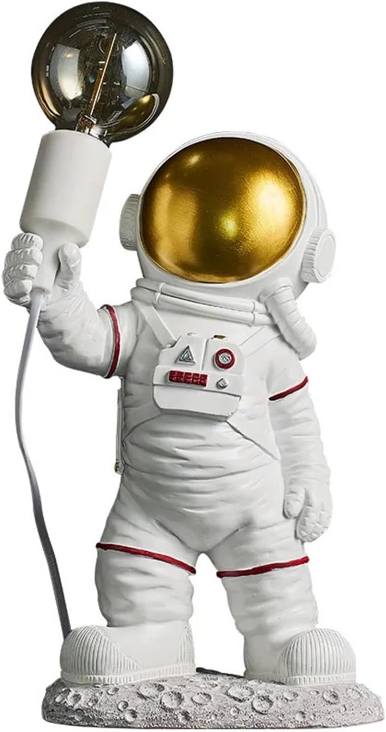 モダンな宇宙飛行士テーブルランプ - 寝室&リビングルーム用