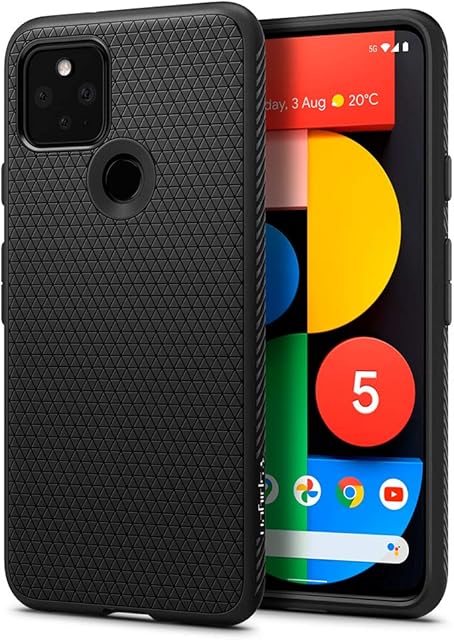 Spigen Liquid Air Case Compatible with Google Pixel 5 (2020) - Black