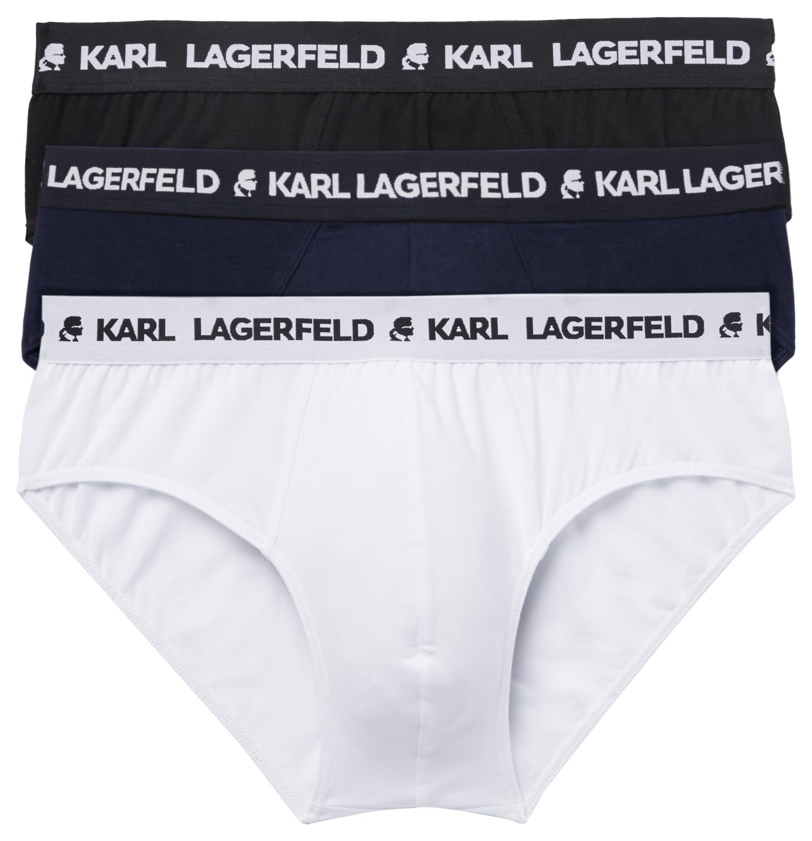 Karl Logo Briefs Set (3 Pack) Slip Uomo