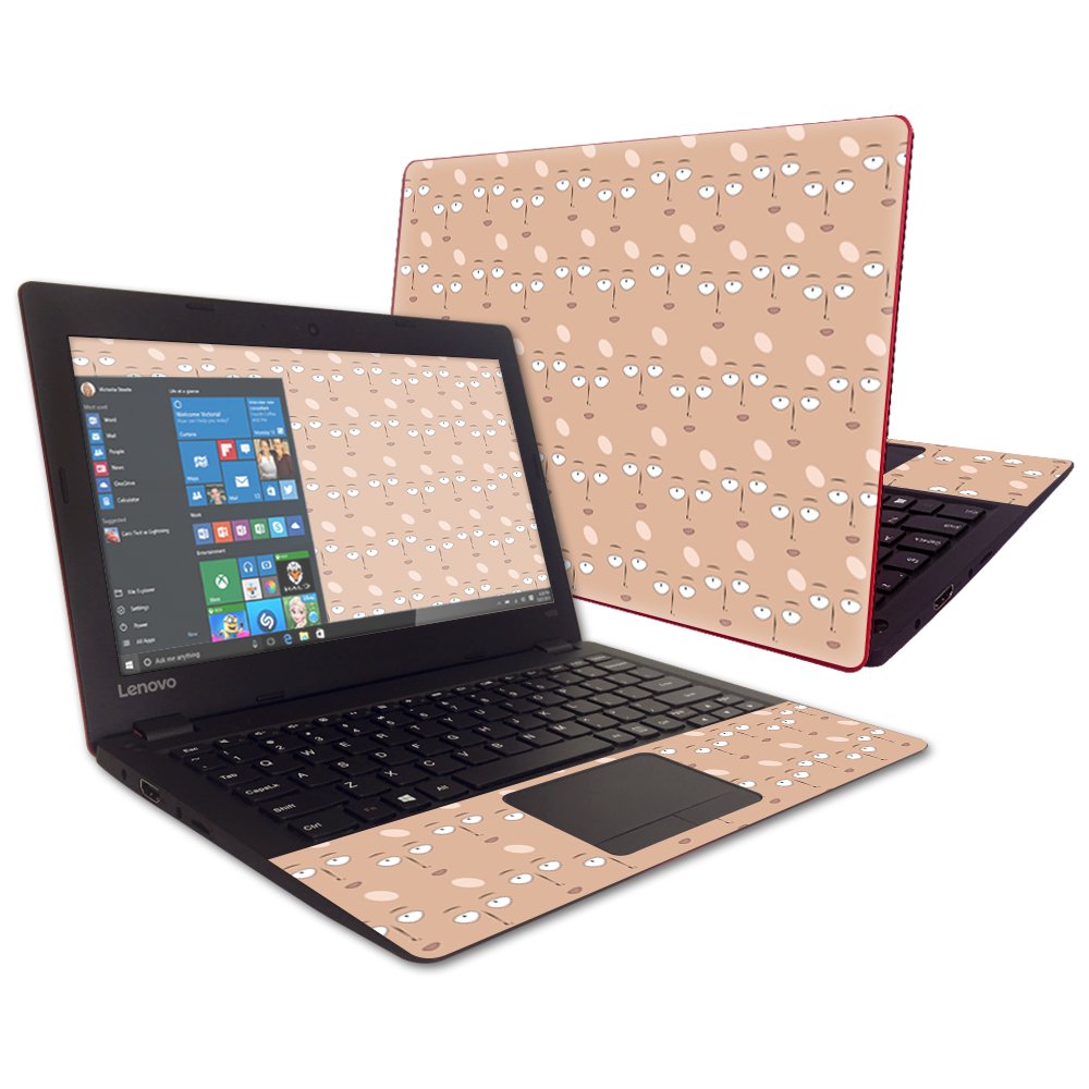 MightySkins Vinyl Decal Skin For Lenovo IdeaPad 100s 11.6" Laptop - Acid Trippy Design, Protective Wrap