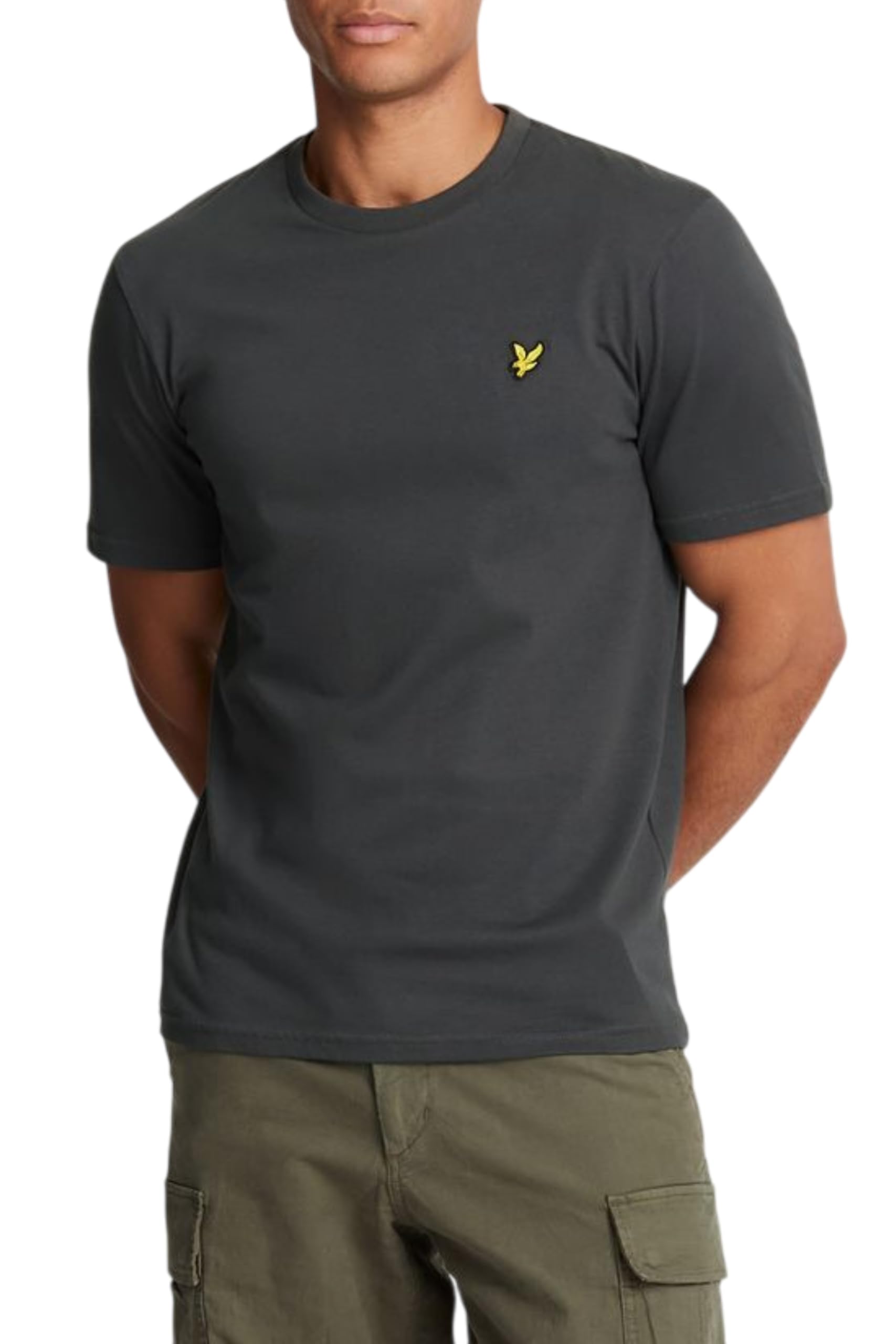 Lyle & Scott SS T-Shirts Plain T-Shirt W635 Gunmetal, S