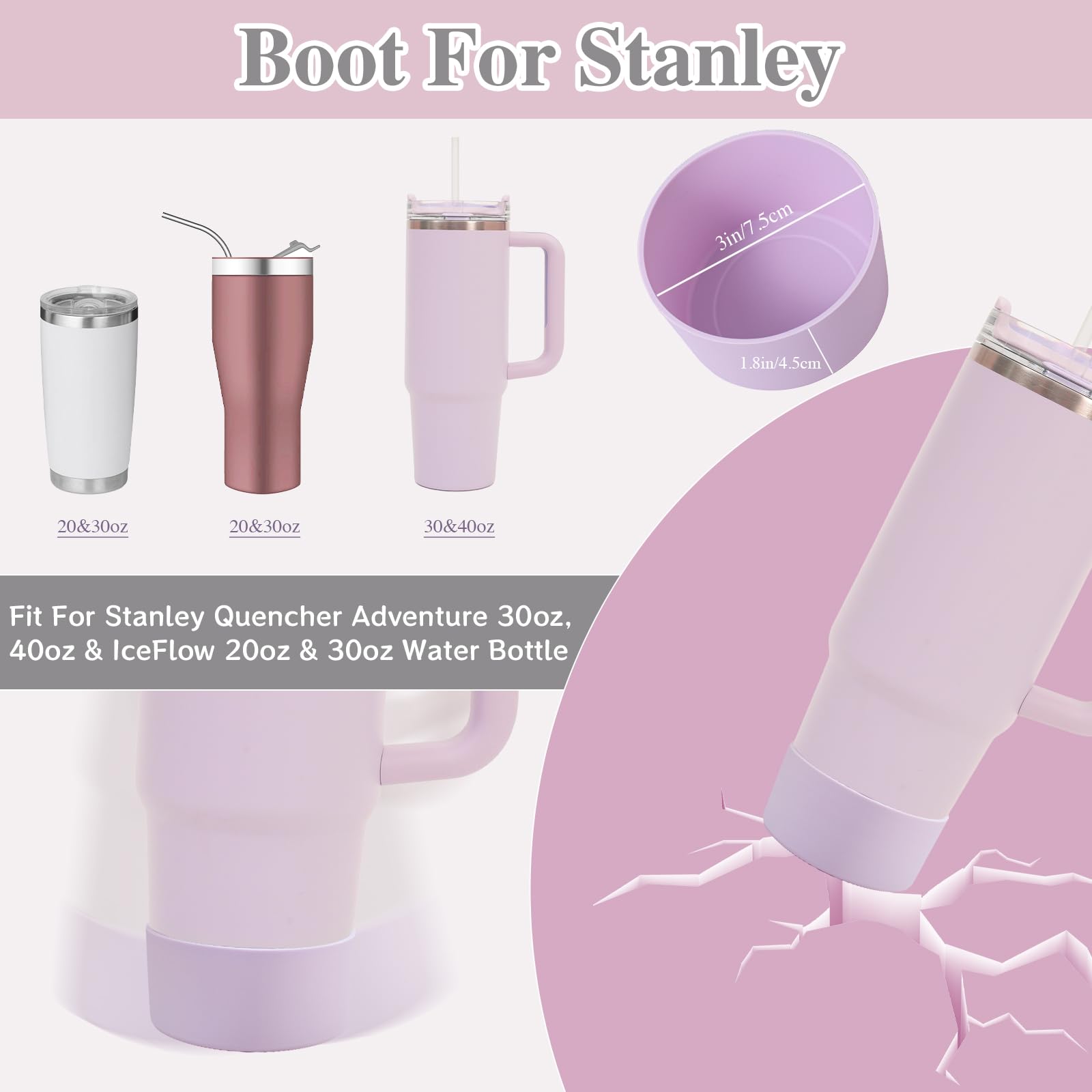 Coperchi Di Ricambio Per Tazze Stanley 40oz | 2 Pezzi Antigoccia | Color Azzurro E Verde Chiaro - Foto 10