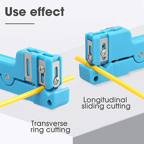 Miniatura 5 de Duogalia Paquete de 6 herramientas de corte de fibra óptica 45-162 y 45-163 y 45-165 pelacables coaxiales de fibra óptica de tubo amortiguador