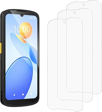 TC15 Tempered Glass Screen Protector for Zebra Symbol TN28 TC15 Barcode Scanner Handheld Mobile Computer, 6.5 Inch Display Protective Film, Case Friendly 3Pcs