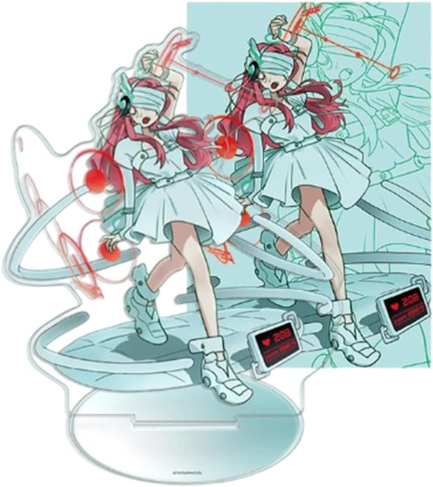 Anime Acrylic Stand, Cute Alien Stage Medical Handle Series Stand, Collectable Anime Character Figure for Alien Stage Fans Gifts (HYUNA)