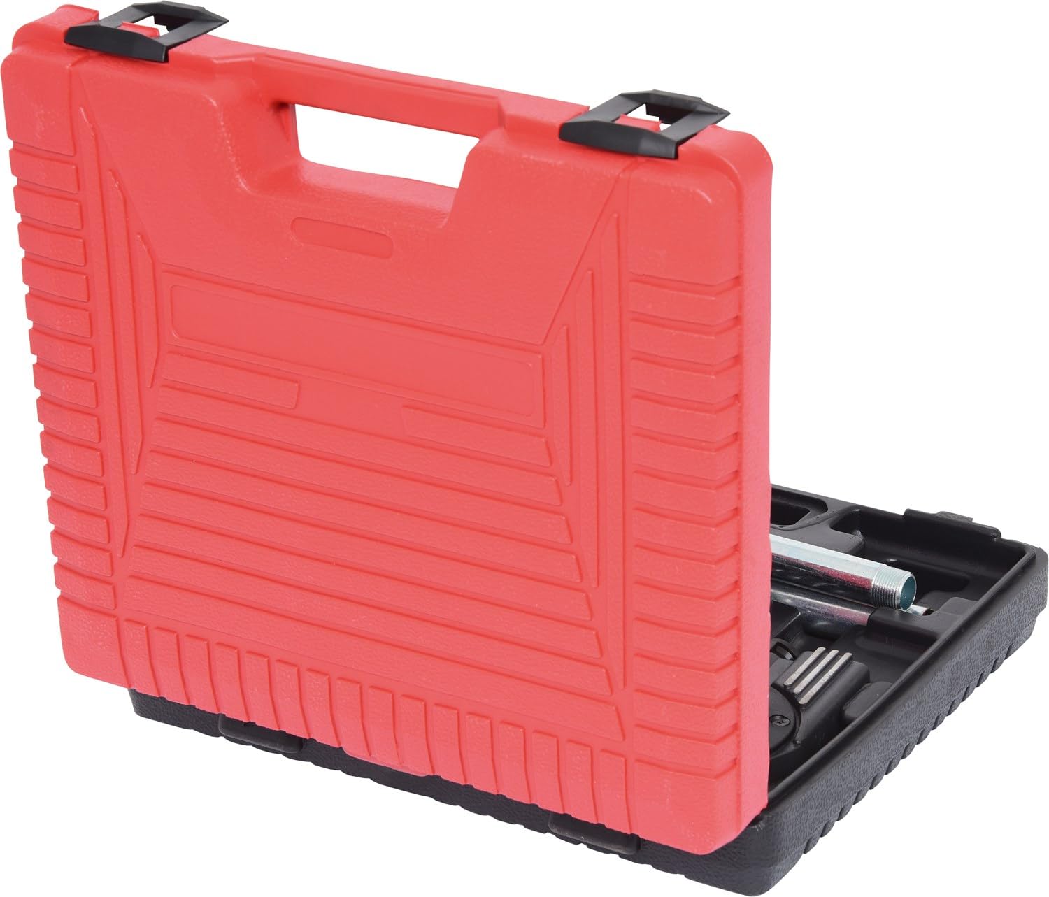 KS TOOLS 903.3300 Coffret de Filière à Main 3/8'-1/2-3/4-1-11/4, Filetages BSPT à Droite Rouge/Noir