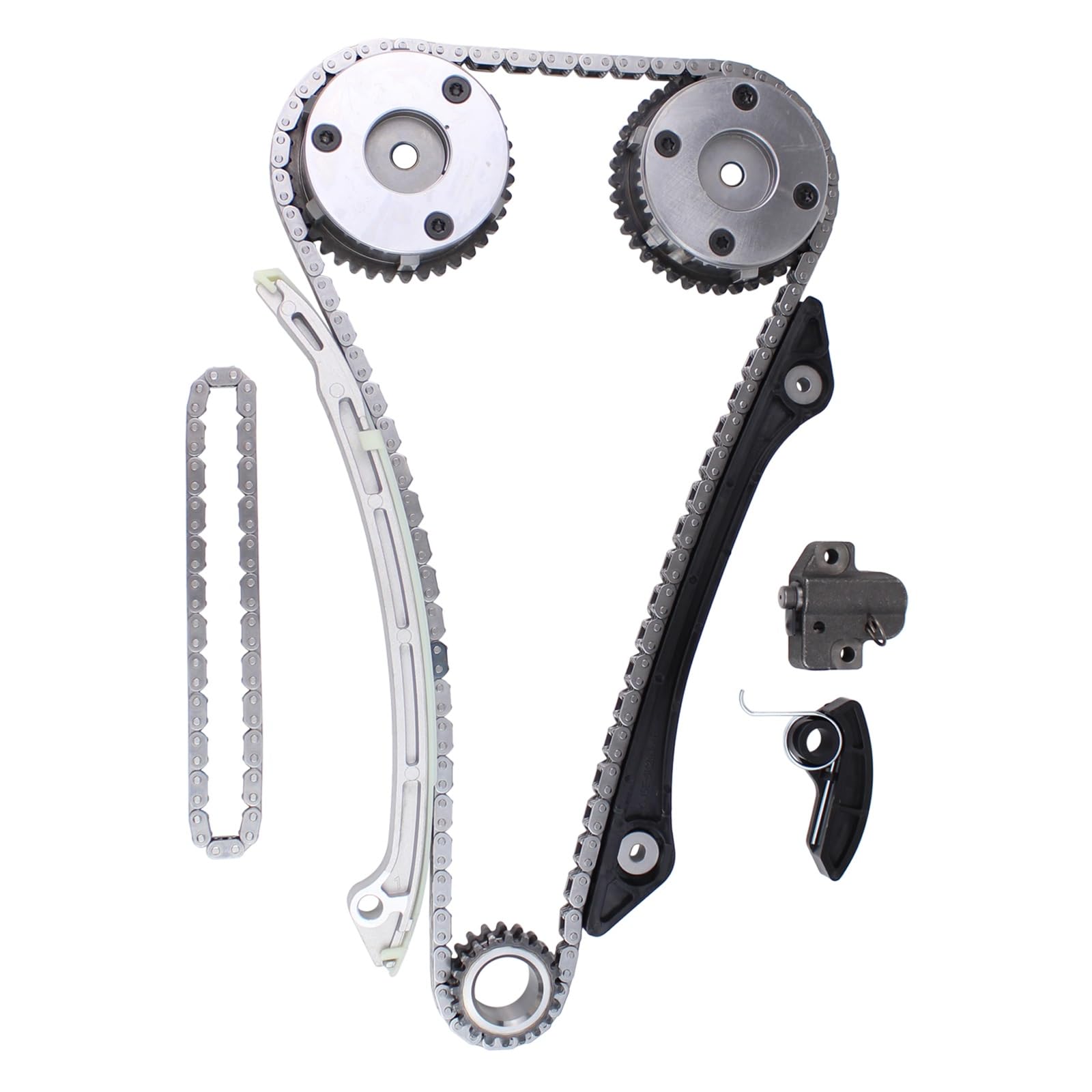 Kit catena distribuzione con pignone CVVT per Land Range Rover Evoque 2012-17, Discovery Sport 2015-17, Freelander/LR2 2013-15