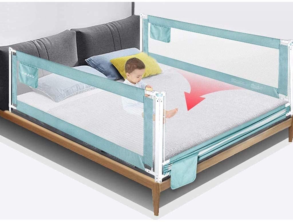 Parque para bebés Valla para bebés Barandilla de Cama para niños Barandilla de Cama anticaída Botón Doble para bebés Seguridad Infantil Bafle de cabecera Anticolisión Juguete Antic