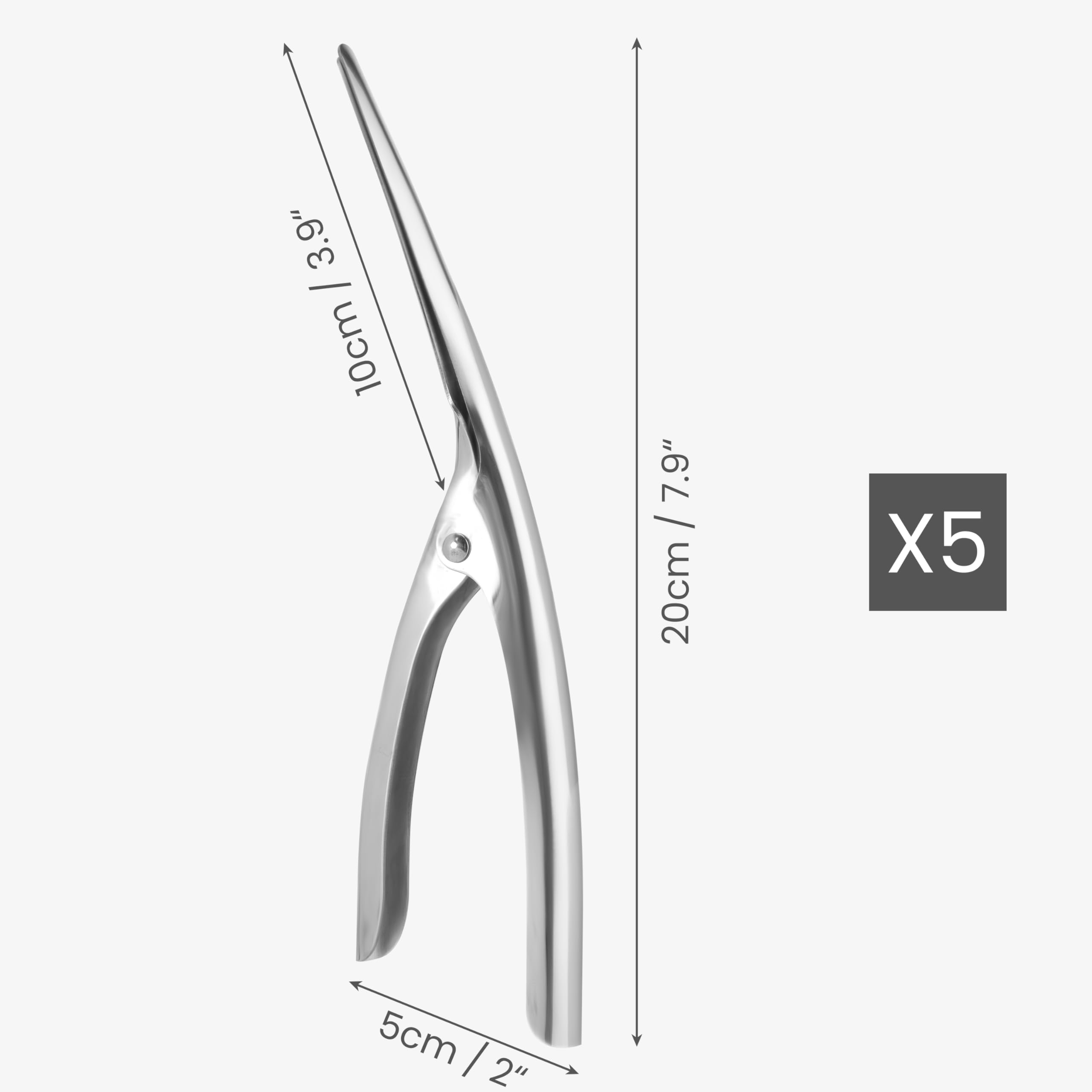 Strumento Per Pulire Gamberi In Acciaio Inox – Sbuccia E Deveina In Un Solo Movimento – Impugnatura Ergonomica Per Cucina