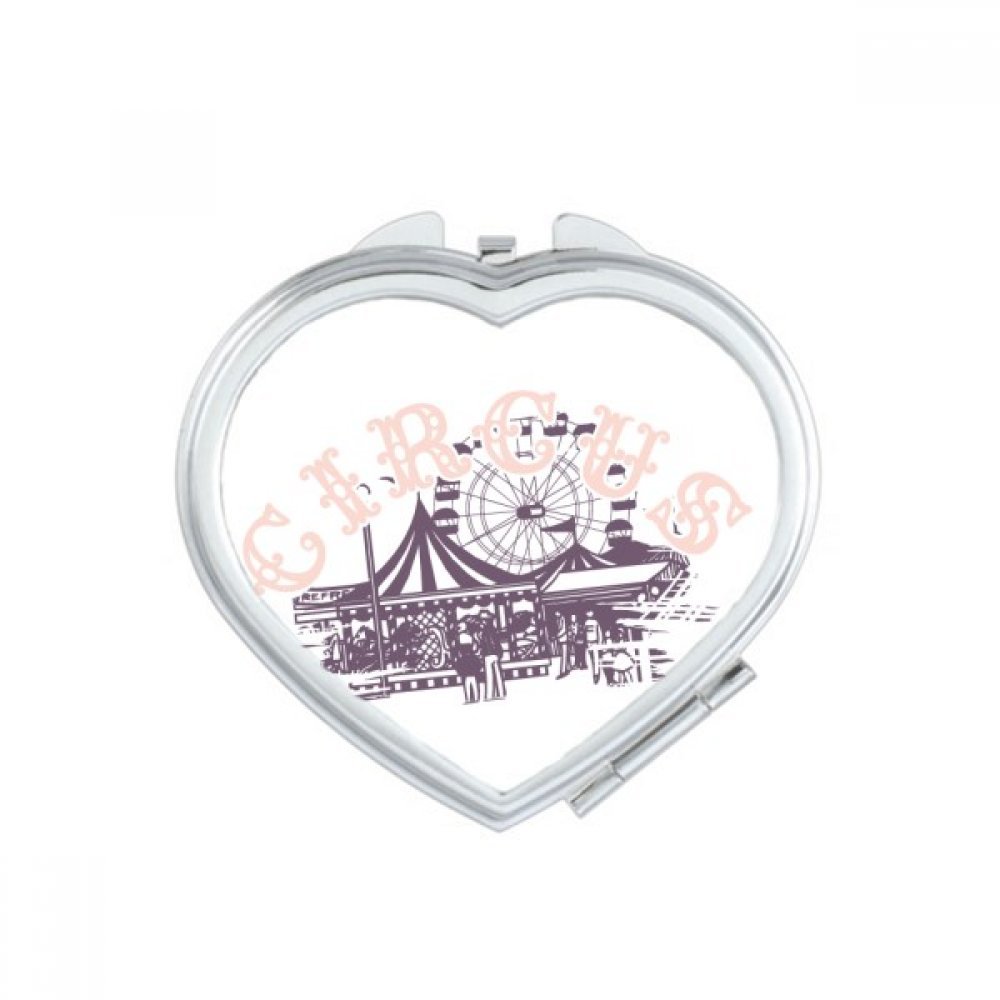 Miroir de poche roller coaster cadeau mignon fait main pour anniversaire