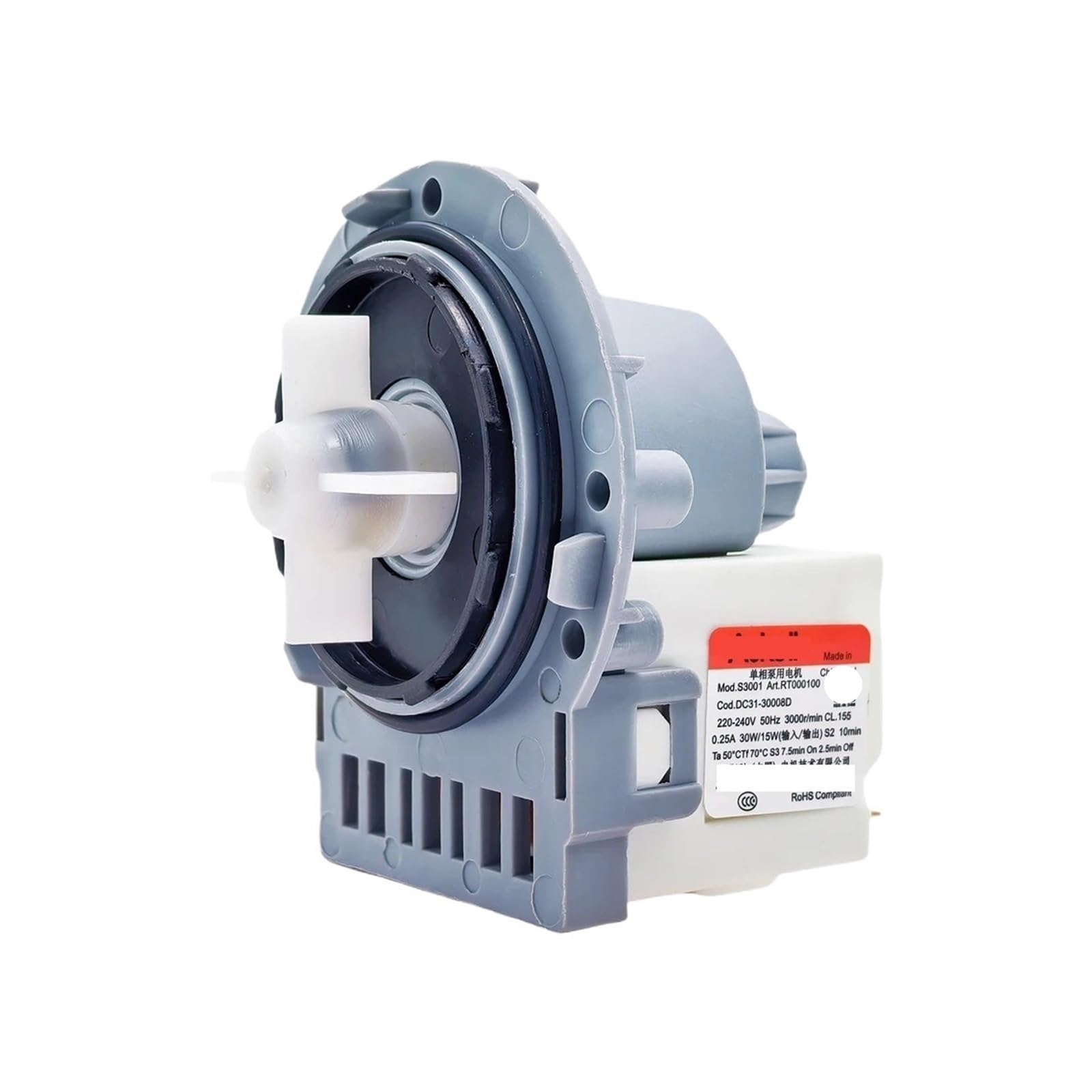 Motor De Bomba De Drenaje DC31-30008D 220-240V 50Hz 30W/15W 3000r/min, Compatible Con Samsung, Piezas De Drenaje De Lavadora