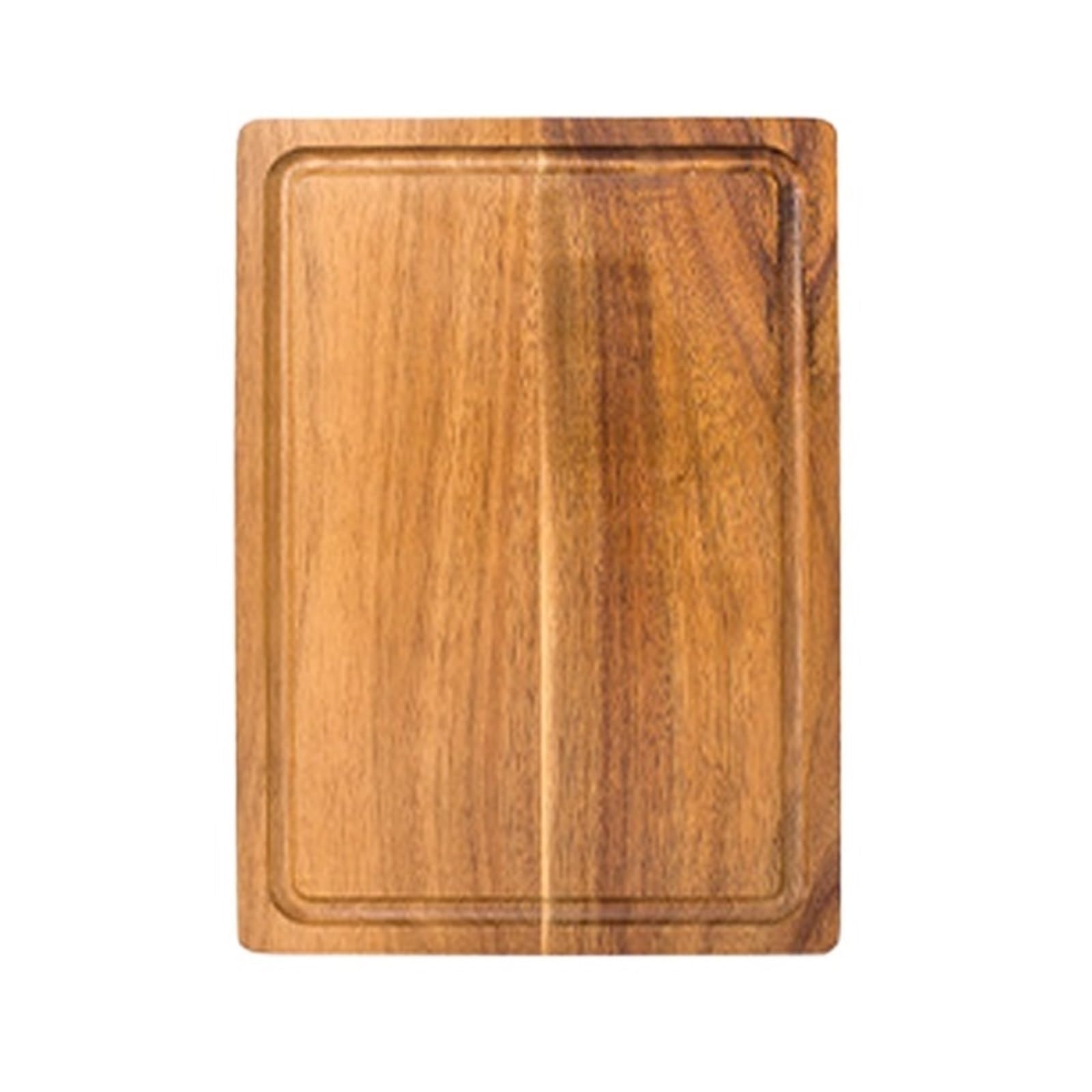 Planche à découper en bois stable pour couper fruits et fromage sans glisser