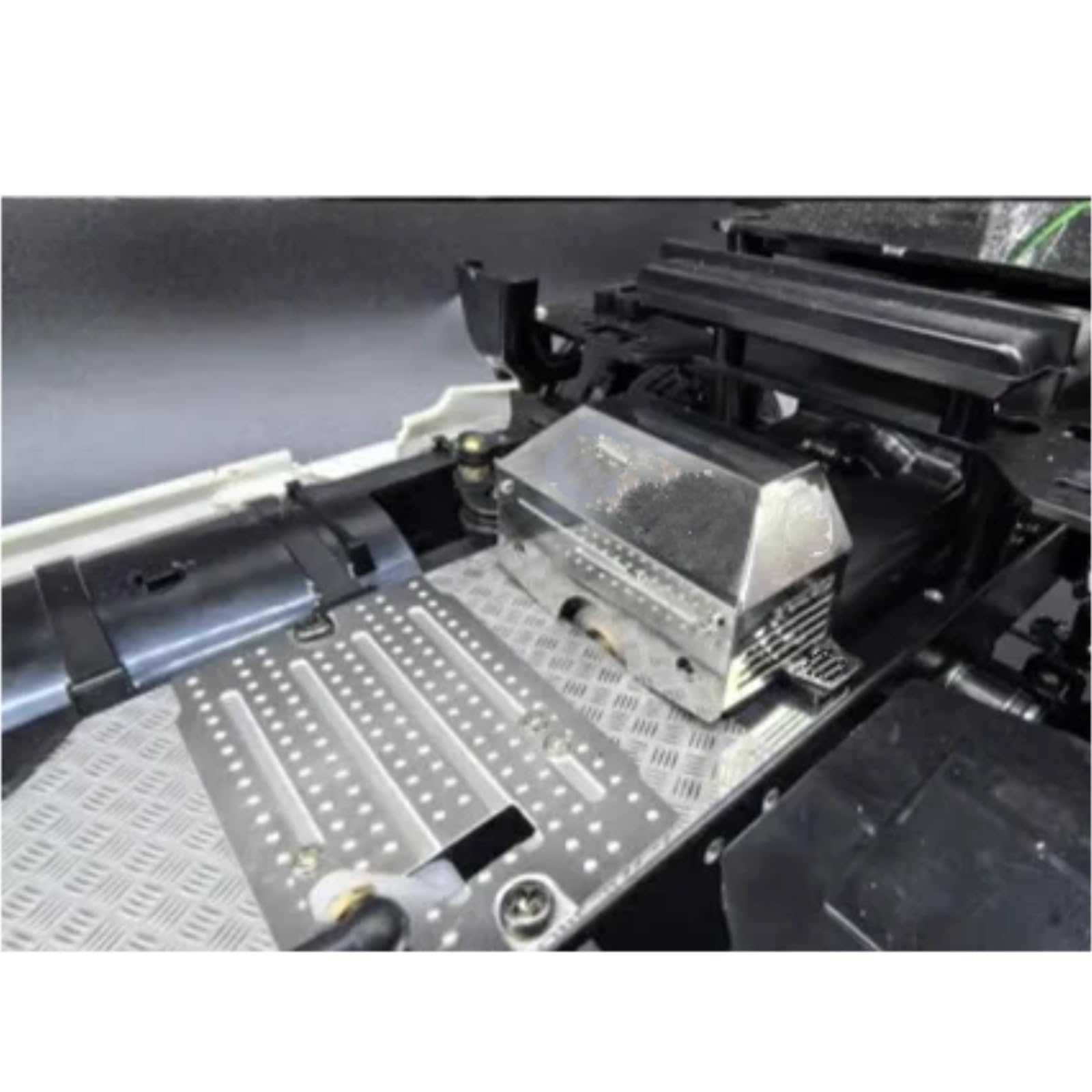 Per Tamiya Per Volvo 4X2 56375 Fh16 1/14 In Acciaio Inox Cambio Cappuccio Accessori RC Camion Rimorchio Ribaltabile Auto Parti Di Aggiornamento Giocattoli RC