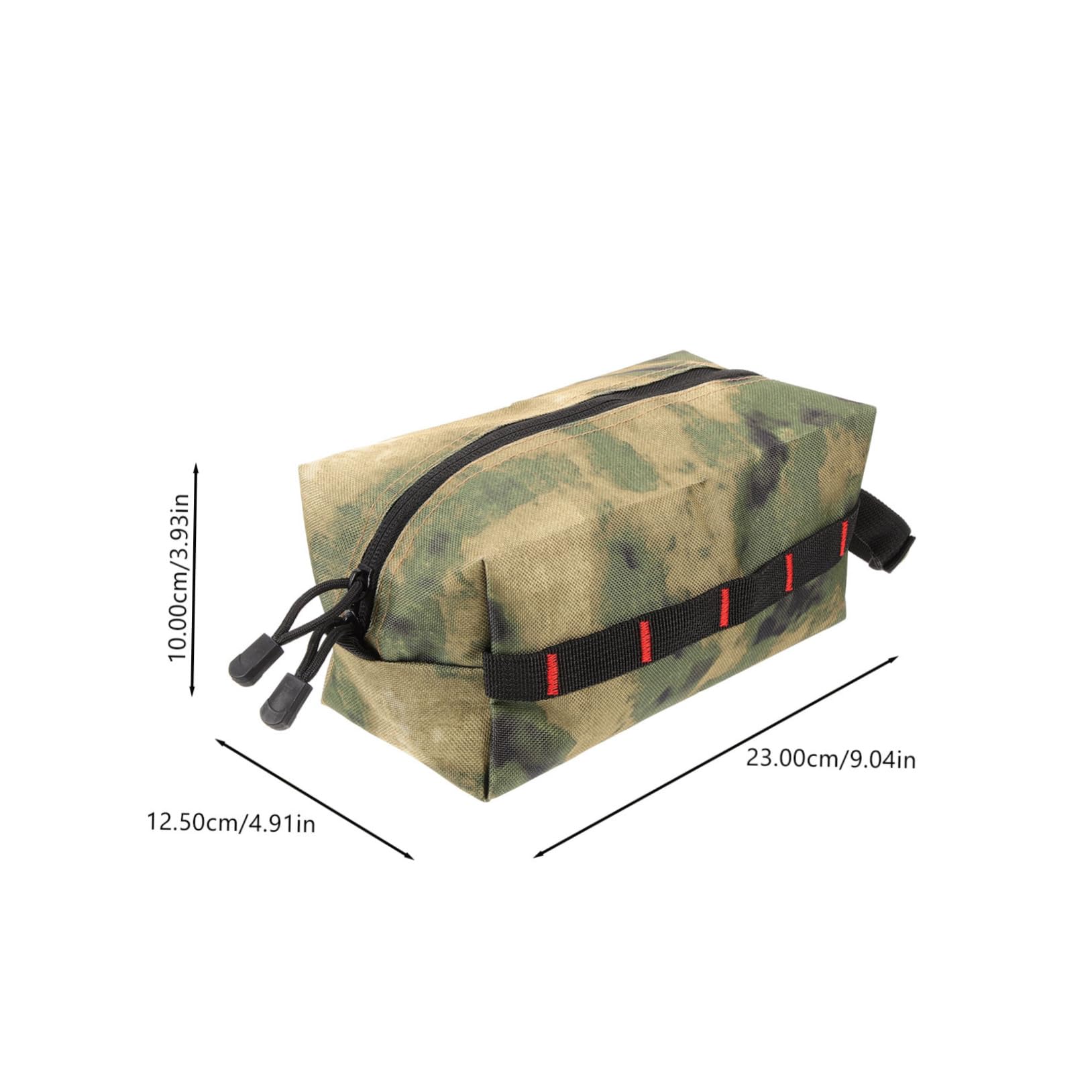 WOONEKY Portable Tissue Case for Outdoor Camping Multi Functional Napkin Dispenser Capacity Lightweight and Durable Hanging Tissue Container Watercolor Camouflage Design