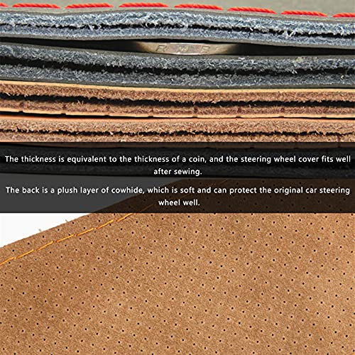 Coprivolante per Auto in Pelle PU Fai da Te Cucito...