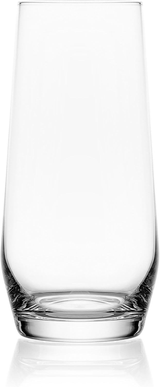 Mikasa Samantha Highball Tumbler Beverage Glass, Set Of 4, 19 Ounce