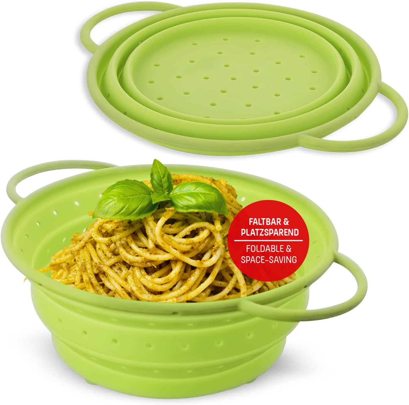 Scolapasta Pieghevole In Legno Di Faggio - Eppicotispai EP102, Made In Italy - Foto 5