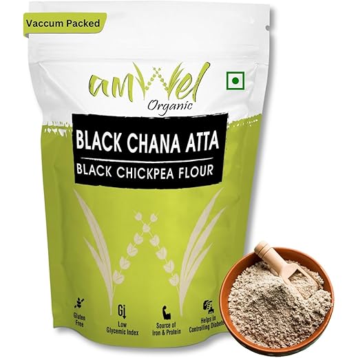 Amwel Black Chickpea Flour 450gm - High Protein