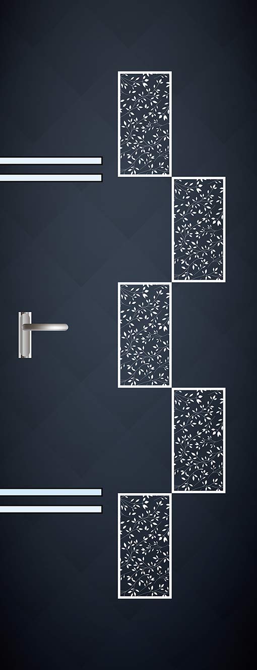 SCPmarts Create Your Desire PVC Vinyl Self Adhesive Natural Door Sticker (91 Cm X 213 Cm), 5 cms