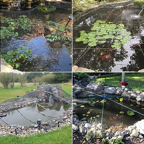 Rede para lagos de 2,1 x 3 m de malha resistente para lagoas de carpas - Rede de escumadeira para la