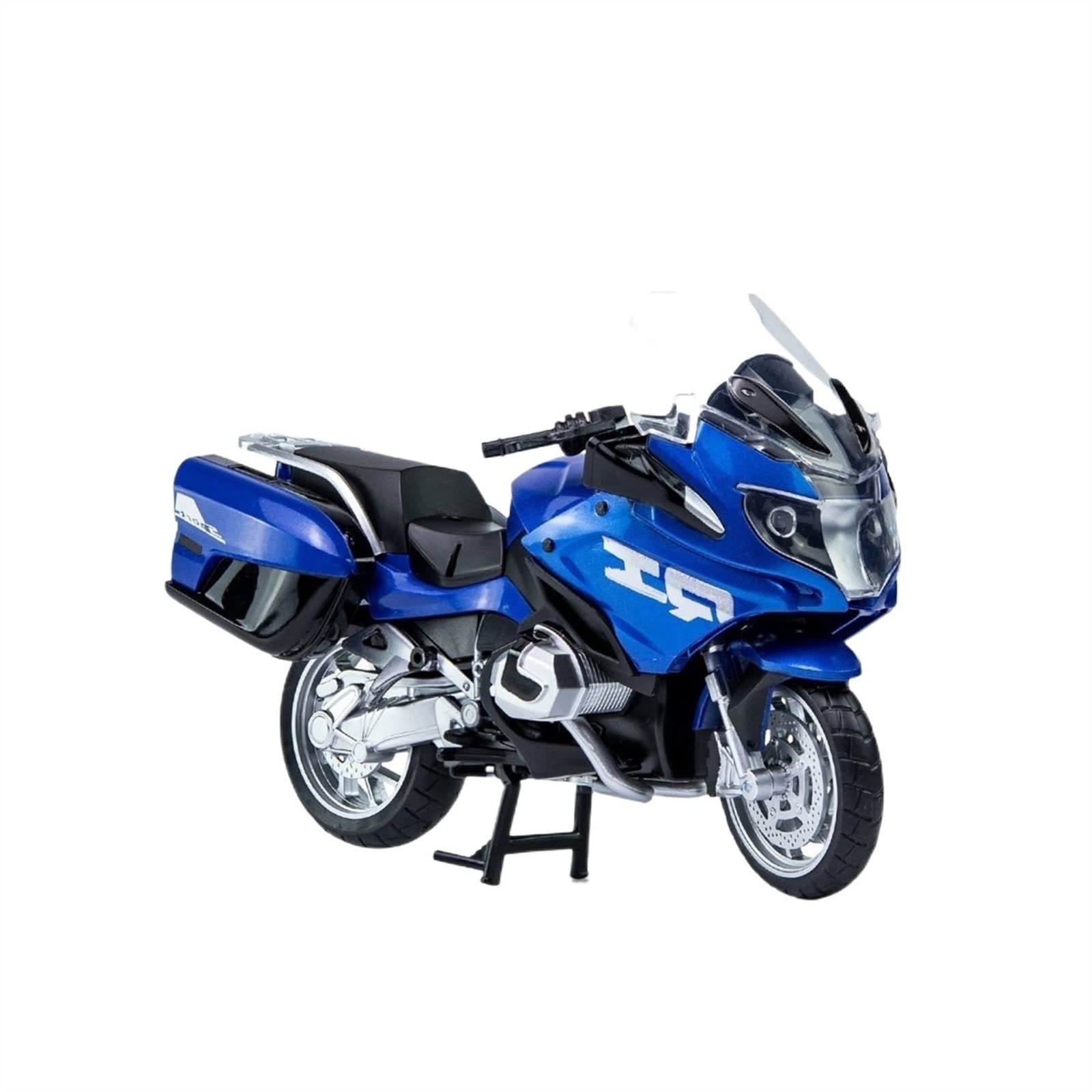 Moto de Juguete 1:12 para BMW R 1250 RT, Modelo De Motocicleta Aleación, Colección Coches Juguete, Sonido Y Luz | Blue with box