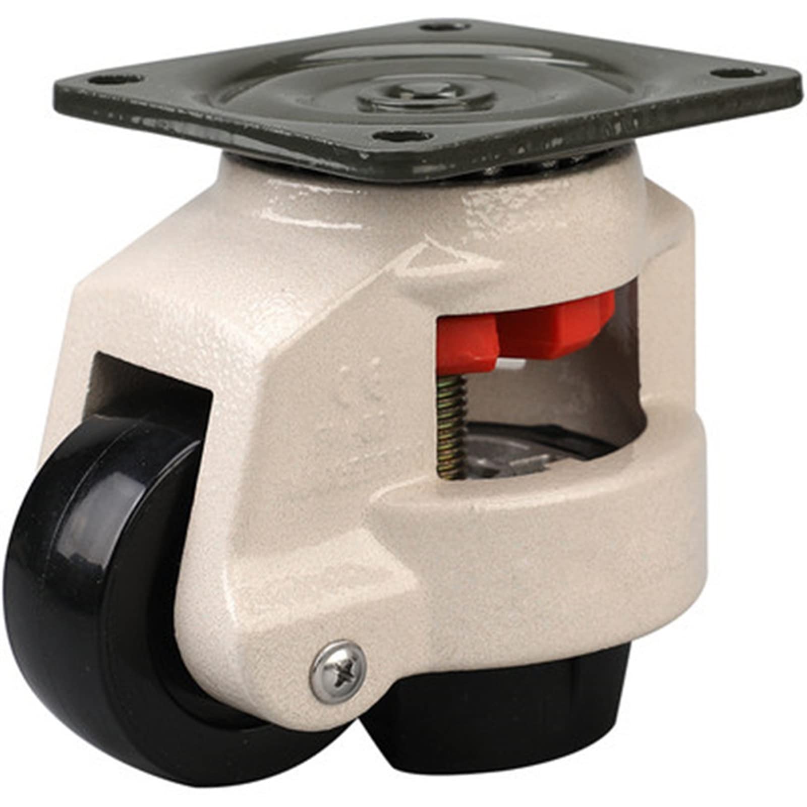Kółka z regulacją poziomu GD-40F 60F 80F, obciążenie 500 kg, płaski uchwyt (1 szt. GD-100S)