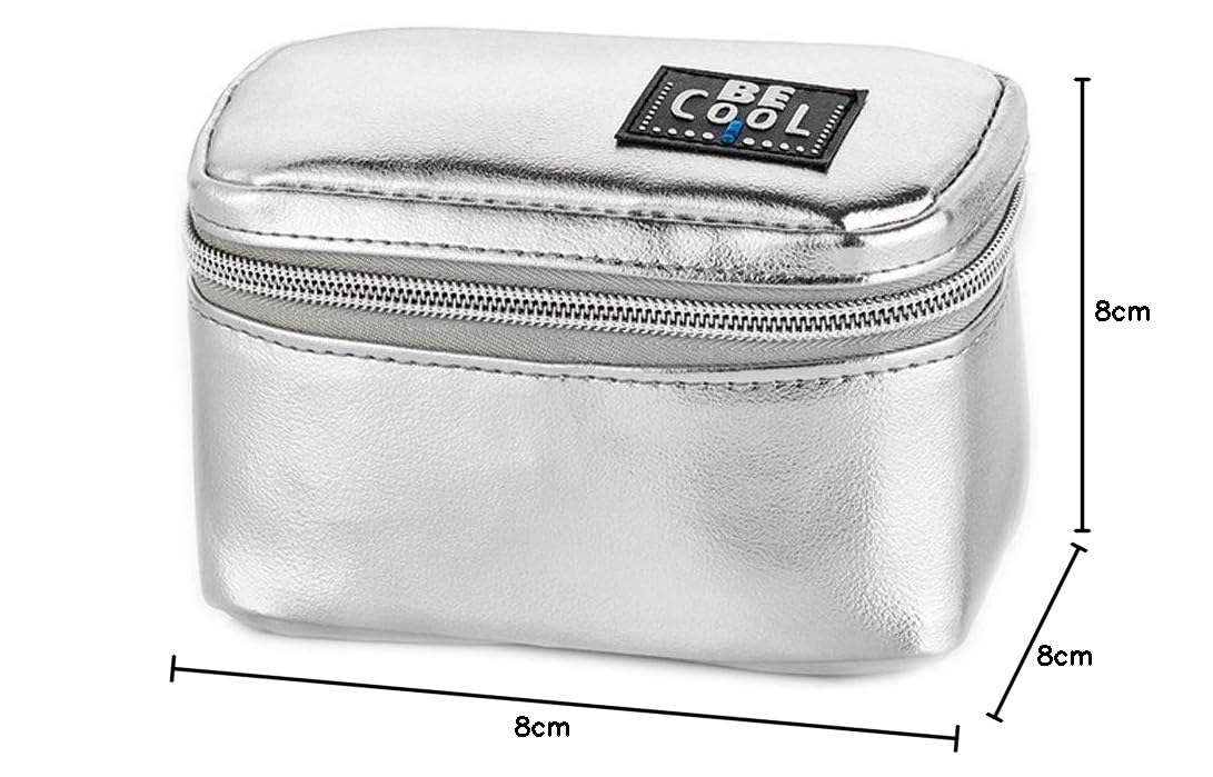 Piccolo astuccio refrigerante per cosmetici, medicina, viaggi, gite, 14 x 8 x 8 cm, capacità circa 0,5 l