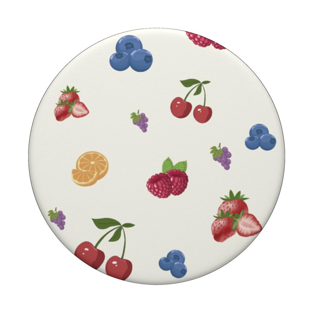 Cutie Fruiti PopSockets Adhesive PopGrip, Black - Image 3