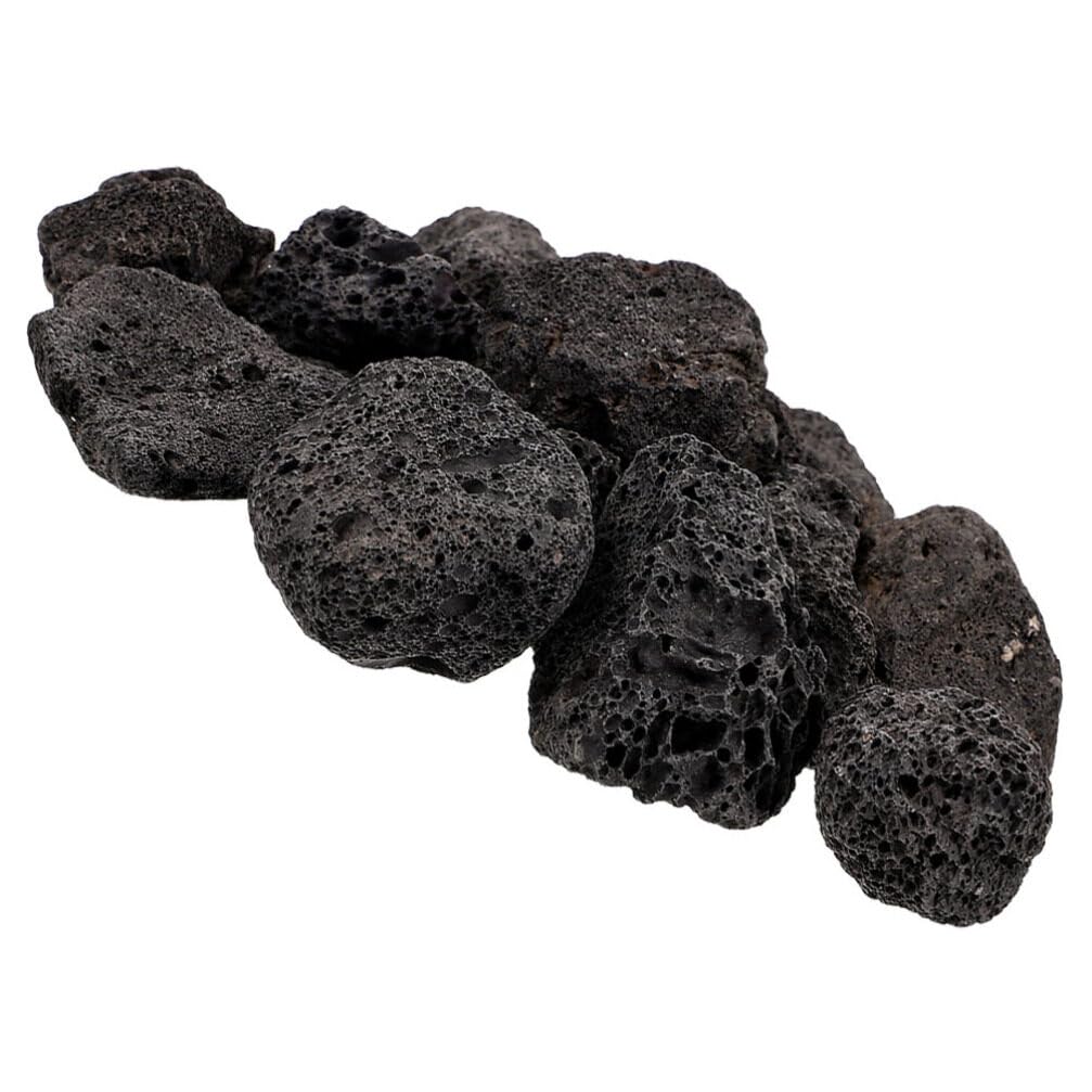 Yardwe 4packungen Naturstein Deko Für Aquarien Und Pflanzen Packung Große Schwarze Vulkanische Steine Porös Und Atmungsaktiv Für Garten Und Aquarienlandschaften