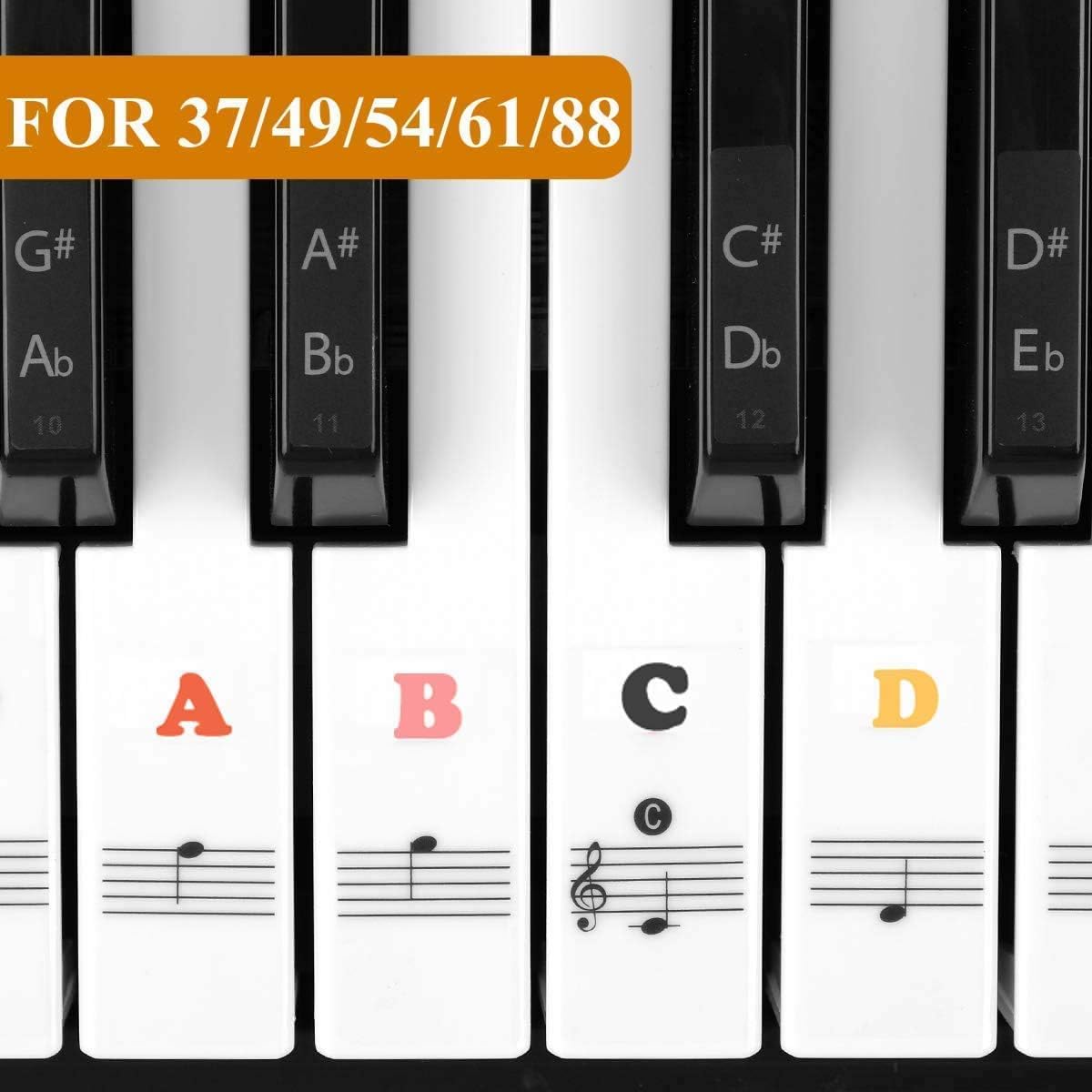 100 of the Most Beautiful Piano Solos Ever & Juliet Music Key Stickers