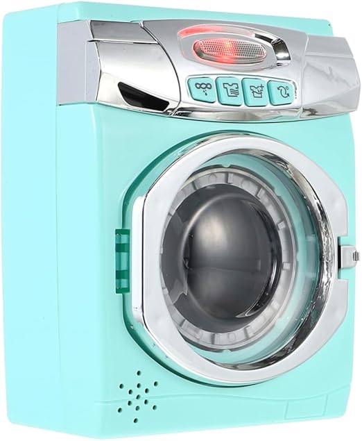 BESTonZON Washing Machine Toy Washer Machine Doll Furniture Baby