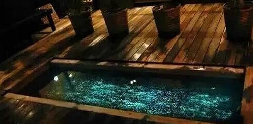 Miniatura 6 de Alan Stone Resplandor en la oscuridad para el hogar y el jardín, pecera, acuario, arena, grava decorativa (0.315-0.591 in, azul)