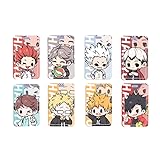 ハイキュー パスケース 日向翔陽 天童覚 星海光来 菅原孝支 北信介 月島蛍 黒尾鉄朗 及川徹 カードホルダー 吊り下げ 名刺入れ 便利 通勤 通学 雑貨 カード収納 交通カード グッズ クリスマス プレゼント (黄金川貫至) [並行輸入品]