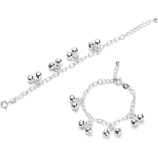 Designer Adjustable Ghungroo Charms Anklet 4 Inch